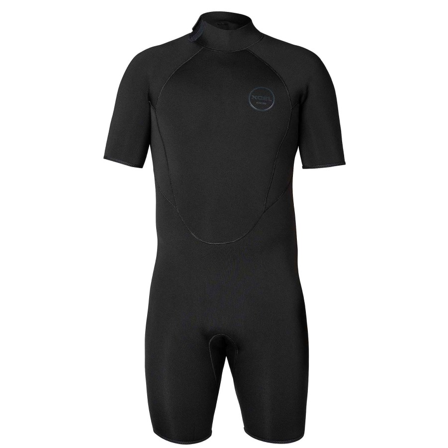 Men'S Xcel Tactical Wetsuits | Military Axis Springsuit 3Mm Black With Stealth Logos