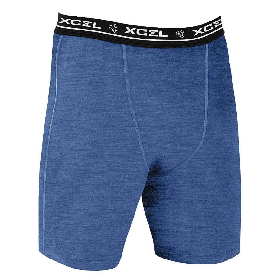 Youth Xcel | Youth Heathered Ventx Undershort Cascade Blue