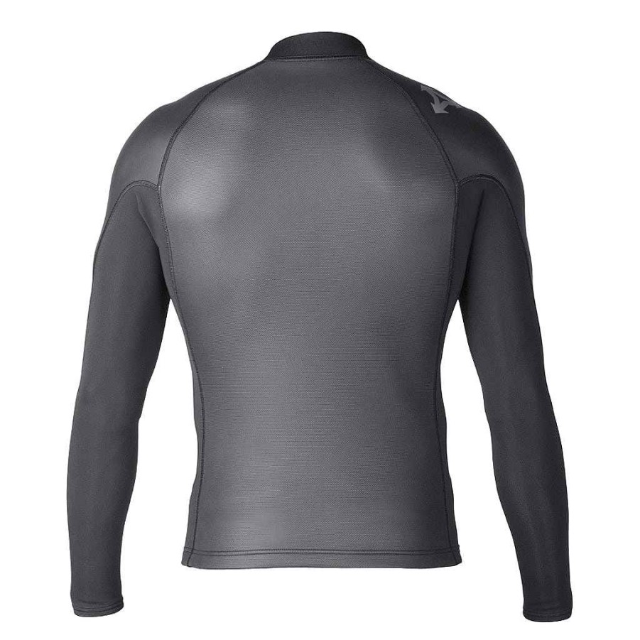 Men'S Xcel Men'S Axis X + Axis | Men'S Axis Sharkskin Long Sleeve Front Zip Jacket 2/1Mm Black