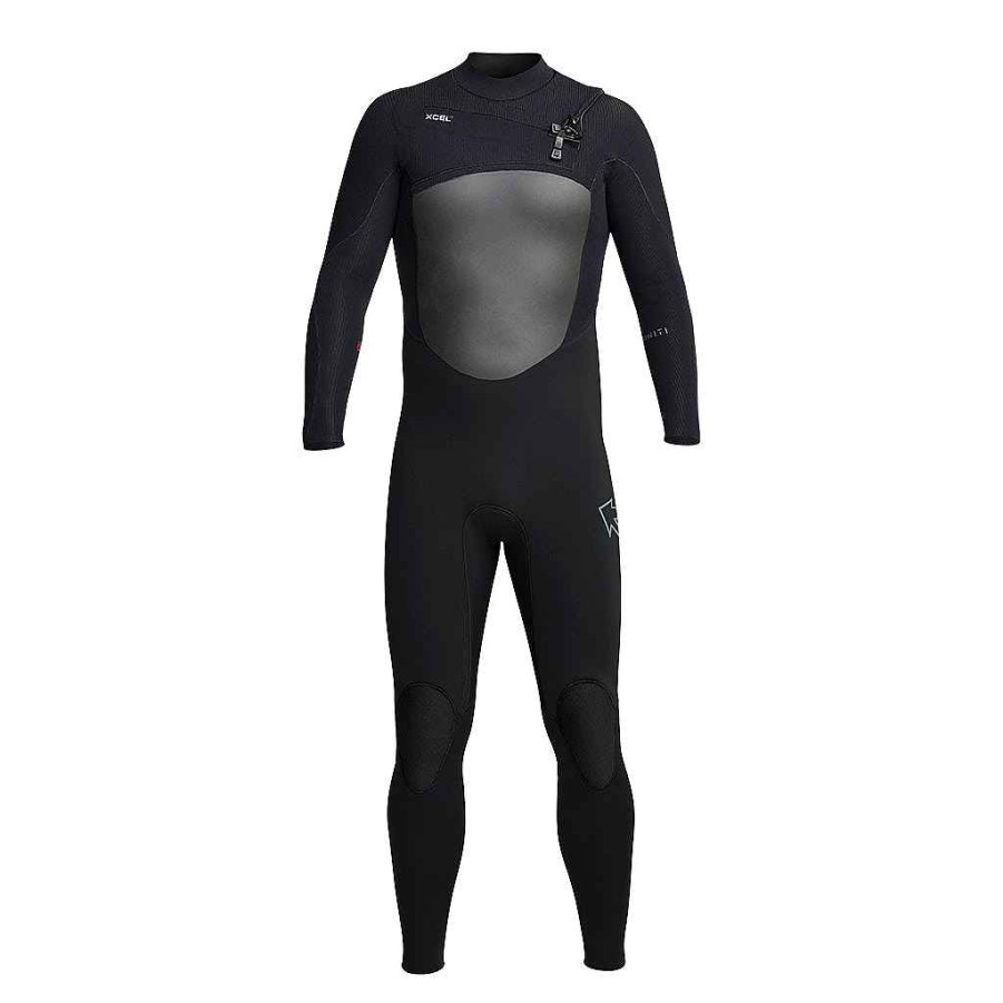 Men'S Xcel Men'S Infiniti + Infiniti Solution | Men'S Infiniti 4/3Mm Full Wetsuit Black