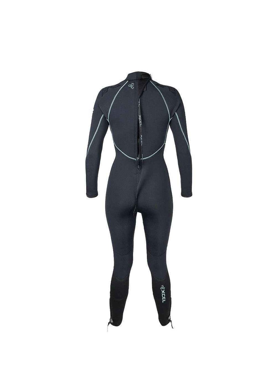 Women'S Xcel Women'S Scuba Dive | Womens Thermoflex Dive Full Wetsuit 8/7Mm Black