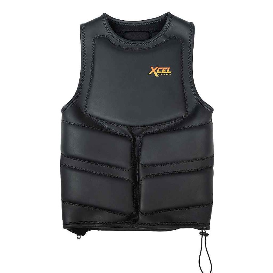 Men'S Xcel Men'S Vests | Glideskin Wake/Impact Vest Black