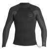 Men'S Xcel Men'S Wetsuit Tops | Men'S Comp X Neostretch Tdc Long Sleeve Jacket 1/0.5Mm Black