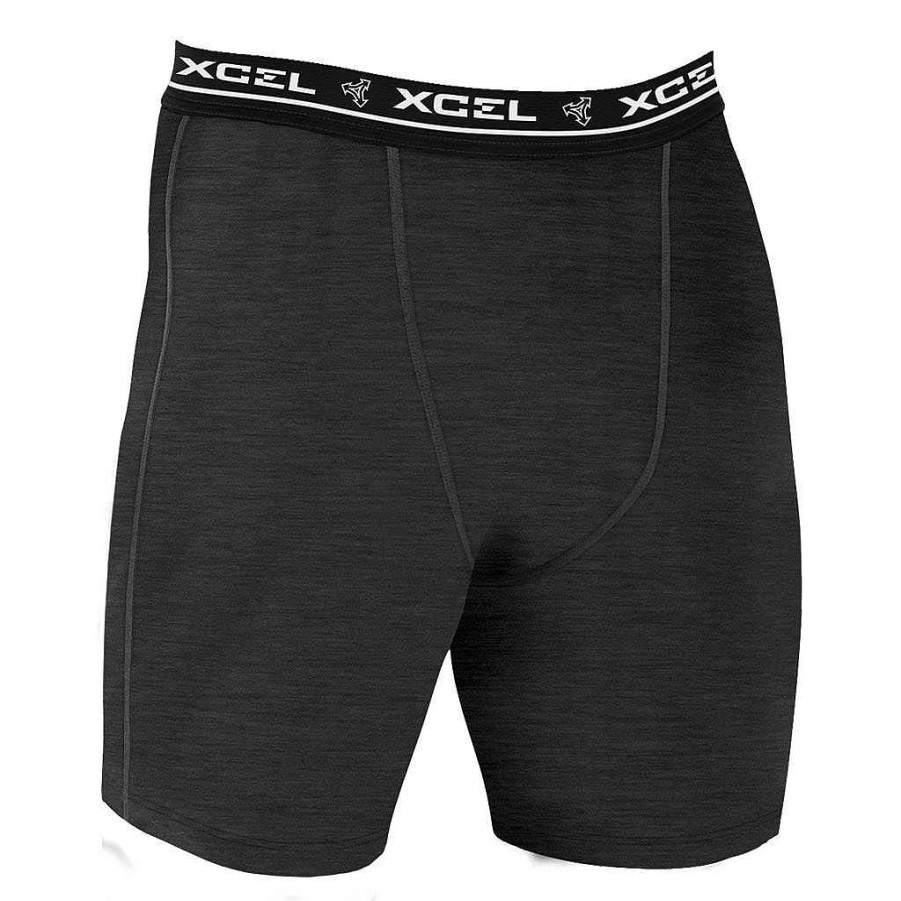 Men'S Xcel | Men'S Heathered Ventx Undershort Heather Black