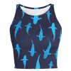 Women'S Xcel | Women'S Ocean Ramsey Water Inspired 8Oz Crop Tank Top Uv