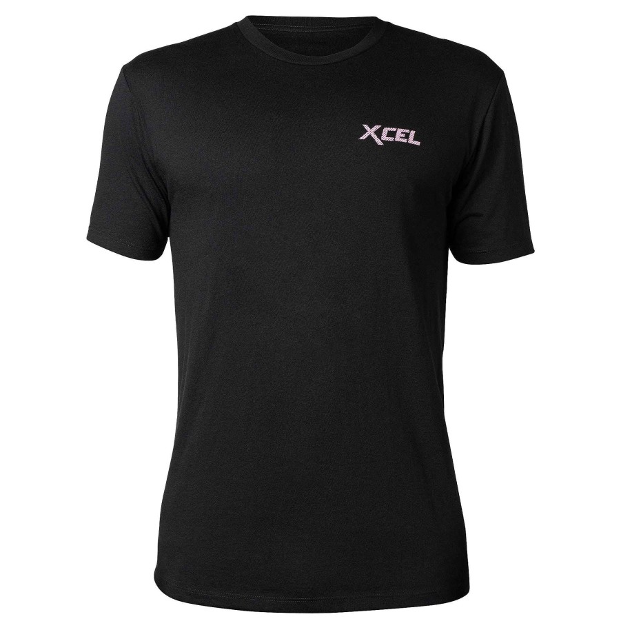 Men'S Xcel Men'S T-Shirts | Men'S Throwback Short Sleeve Tee Black