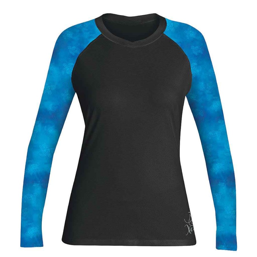 Women'S Xcel | Women'S Ocean Ramsey Water Inspired Long Sleeve Ventx Relaxed Fit Uv Top