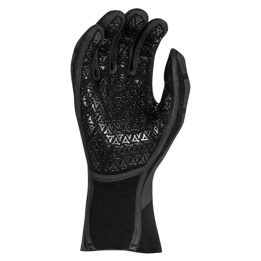 Men'S Xcel Men'S Infiniti + Infiniti Solution | Men'S Infiniti Five Finger Glove 3Mm Black