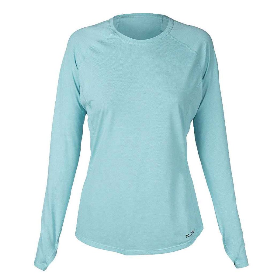 Women'S Xcel | Women'S Heathered Ventx Long Sleeve Relaxed Fit Uv