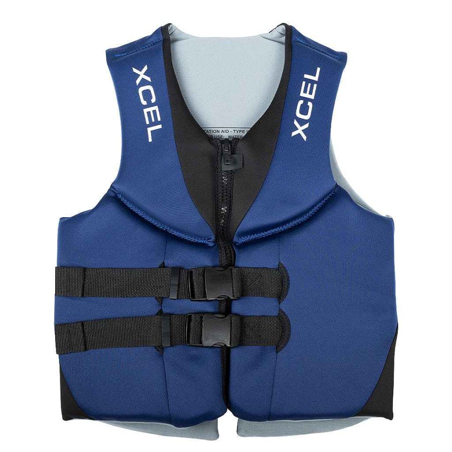 Men'S Xcel Men'S Vests | Coast Guard Approved Pfd Vest Nite Blue/ Black