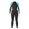 Women'S Xcel Women'S Axis X + Axis | Women'S Axis 3/2Mm Flatlock Back Zip Full Wetsuit Black/Glacier Blue