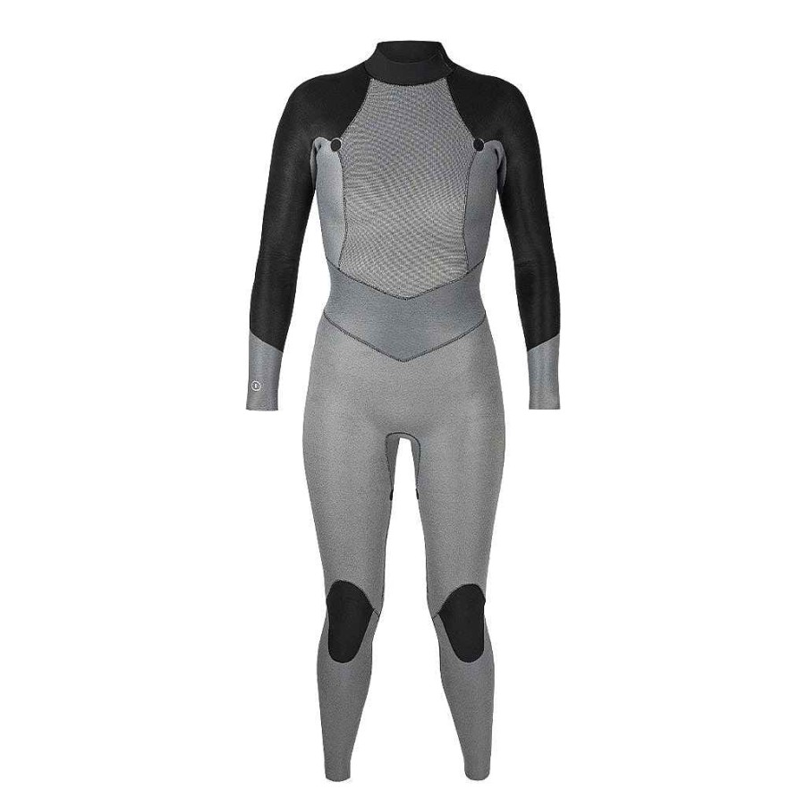 Women'S Xcel Women'S Axis X + Axis | Women'S Axis 5/4Mm Back Zip Full Wetsuit Black/Black Flower