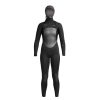 Women'S Xcel Women'S Fullsuits | Women'S Axis 5/4Mm Front Zip Hooded Full Wetsuit Black