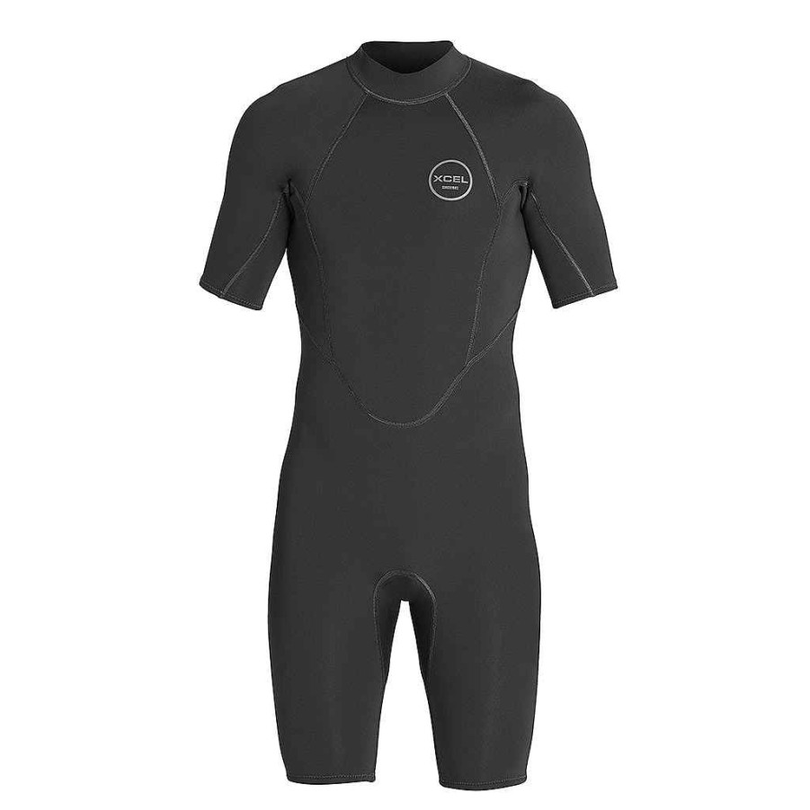 Men'S Xcel Men'S Axis X + Axis | Men'S Axis Short Sleeve Back Zip Spring Wetsuit 2Mm