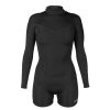 Women'S Xcel Women'S Springsuits | Women'S Axis Long Sleeve Back Zip Boy Short Spring Wetsuit 2Mm