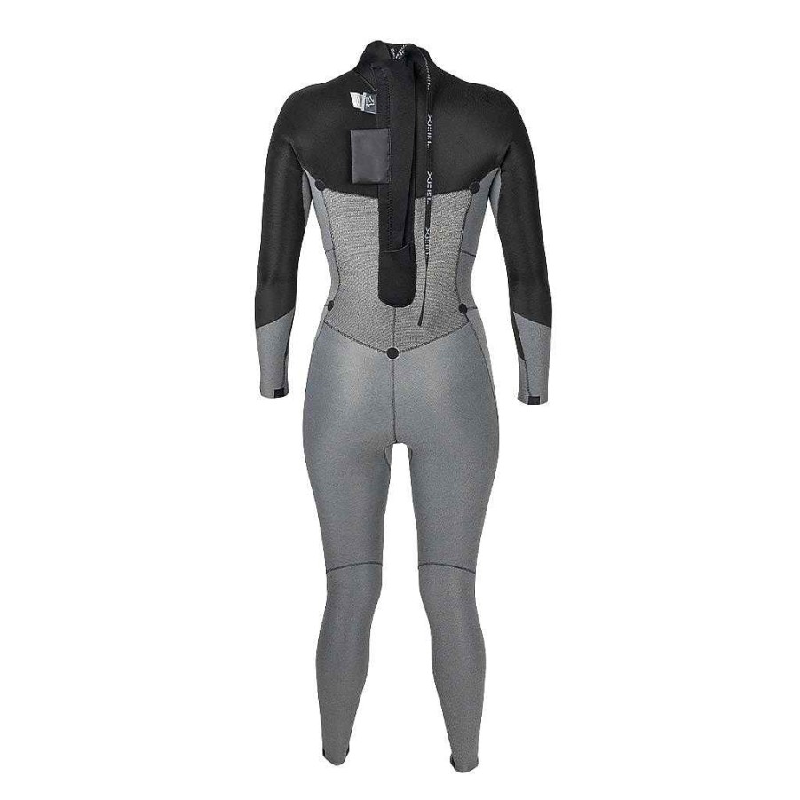 Women'S Xcel Women'S Axis X + Axis | Women'S Axis 5/4Mm Back Zip Full Wetsuit Black/Black Flower