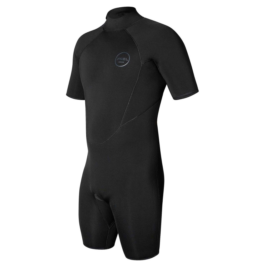 Men'S Xcel Tactical Wetsuits | Military Axis Springsuit 3Mm Black With Stealth Logos