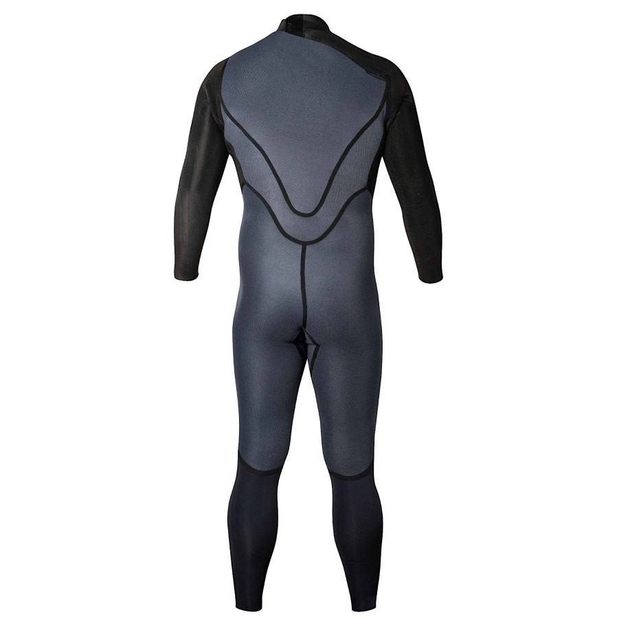 Men'S Xcel Tactical Wetsuits | Military Recon Fullsuit 4/3Mm Black With Stealth Logos