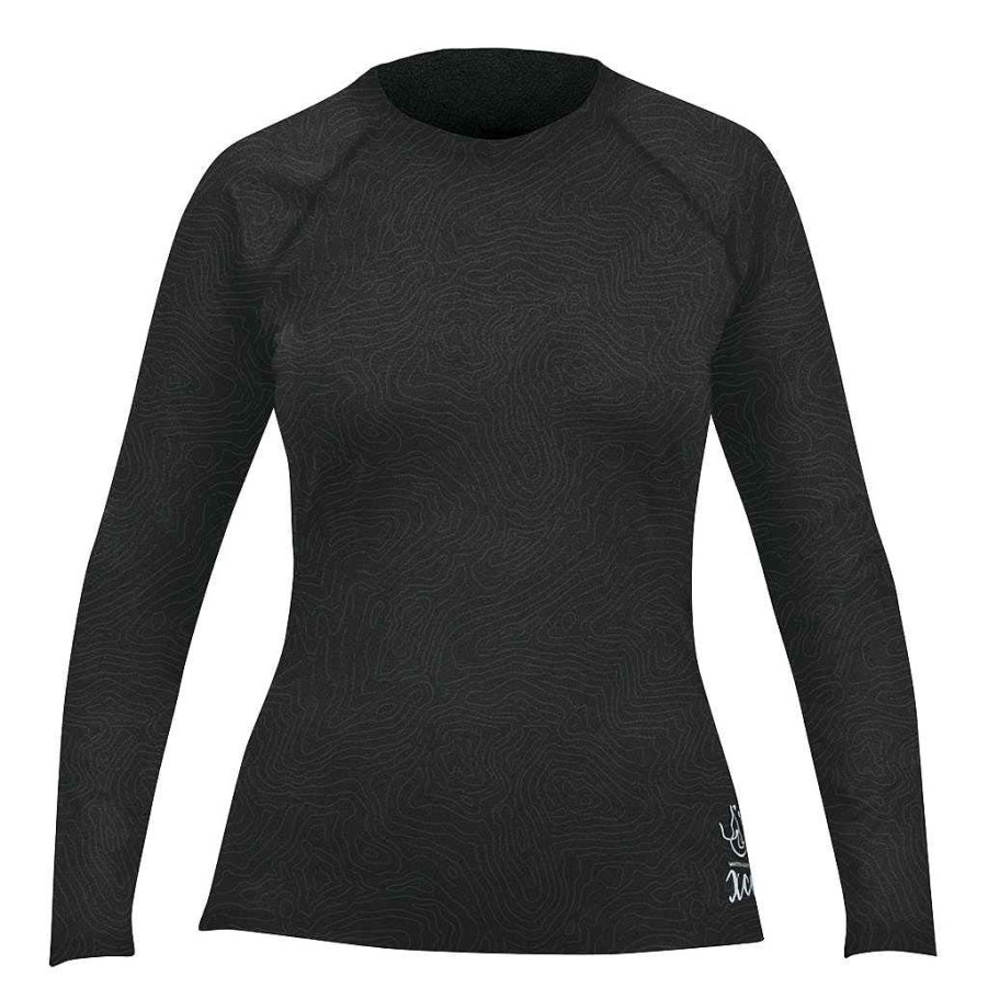 Women'S Xcel | Women'S Ocean Ramsey Water Inspired Long Sleeve Ventx Relaxed Fit Uv Top