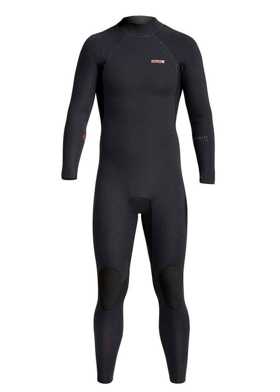 Men'S Xcel Men'S Infiniti + Infiniti Solution | Men'S Infiniti Ltd Back Zip Full Wetsuit 3/2Mm Black