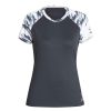 Women'S Xcel | Women'S Ocean Ramsey Water Inspired Short Sleeve Ventx Relaxed Fit Uv Top Gunmetal/Dolphin Print