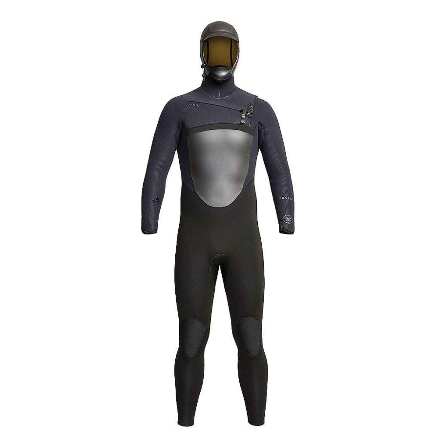 Men'S Xcel Men'S Drylock X + Drylock | Men'S Drylock 5/4Mm Hooded Full Wetsuit Black