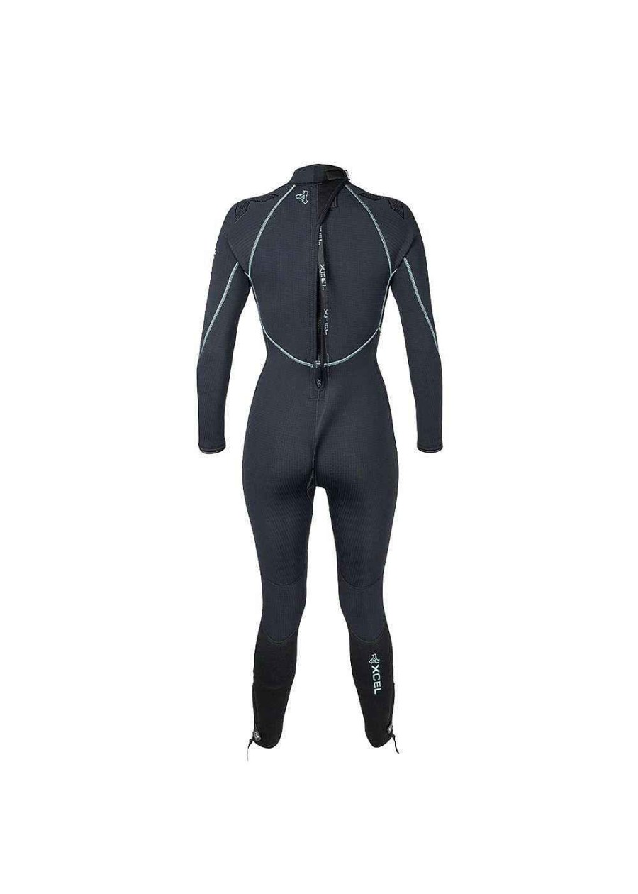 Women'S Xcel Women'S Scuba Dive | Womens Thermoflex Dive Full Wetsuit 5/4Mm Black