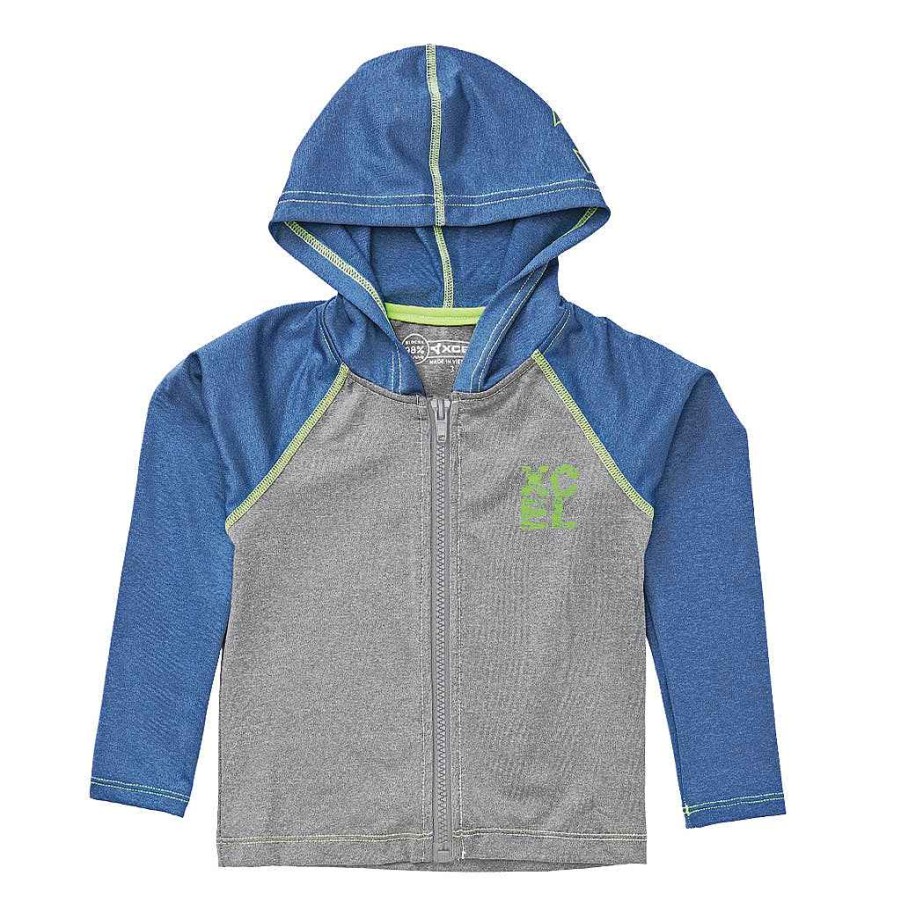 Youth Xcel | Toddler Premium Stretch Front Zip Uv Hoodie