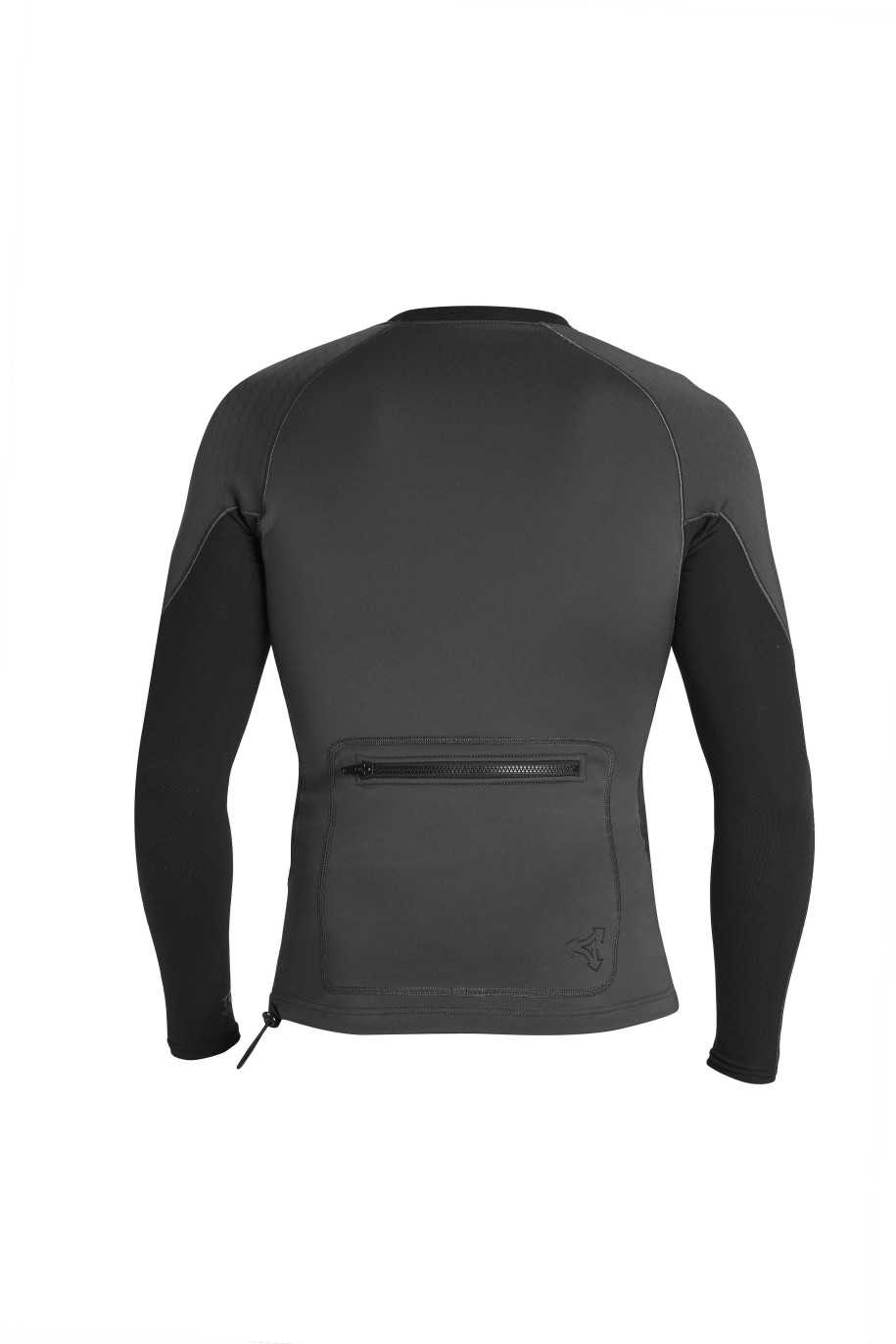 Men'S Xcel Men'S Wetsuit Tops | Men'S Scout Perforated Neoprene Long Sleeve Jacket 1.5/0.5Mm Jet Black/Black