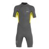 Youth Xcel | Youth Axis Short Sleeve Springsuit 2Mm Grapphite/Lemonale