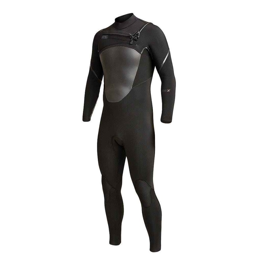 Men'S Xcel Men'S Axis X + Axis | Men'S Axis X 4/3Mm Full Wetsuit Black