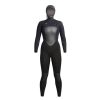 Women'S Xcel Women'S Fullsuits | Women'S Infiniti 5/4Mm Front Zip Hooded Full Wetsuit Black