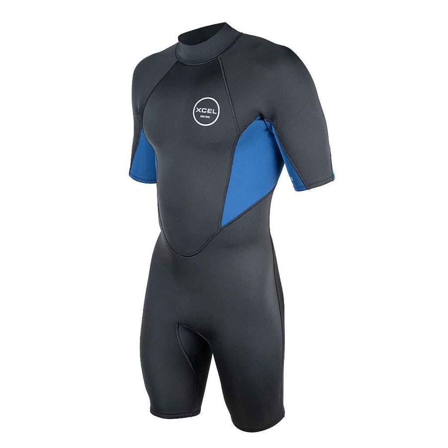 Men'S Xcel Men'S Axis X + Axis | Men'S Axis Short Sleeve Back Zip Spring Wetsuit 2Mm