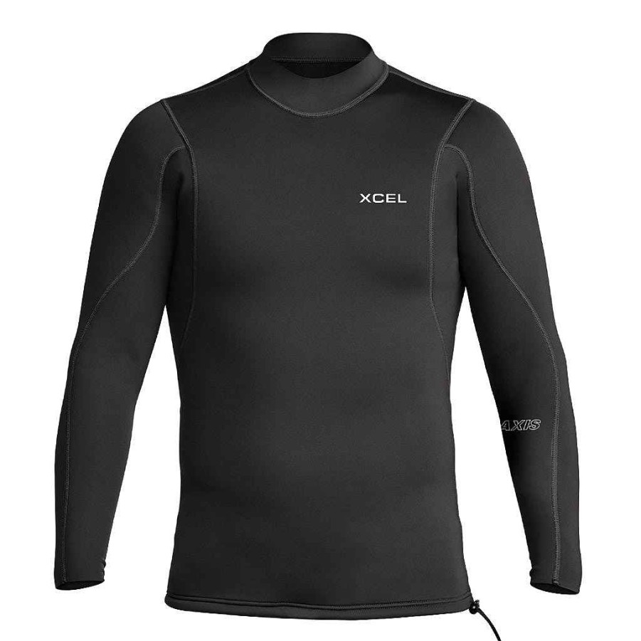 Men'S Xcel Men'S Axis X + Axis | Men'S Axis Long Sleeve Jacket 2Mm Black