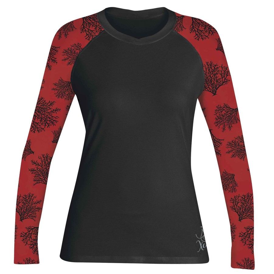 Women'S Xcel | Women'S Ocean Ramsey Water Inspired Long Sleeve Ventx Relaxed Fit Uv Top