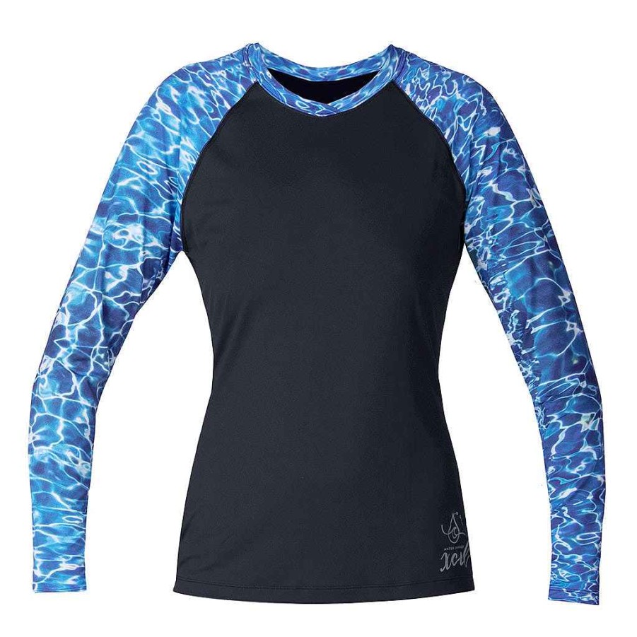 Women'S Xcel | Women'S Ocean Ramsey Water Inspired Long Sleeve Ventx Relaxed Fit Uv Top